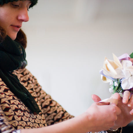 Hannahs origami wedding flowers 0472 y