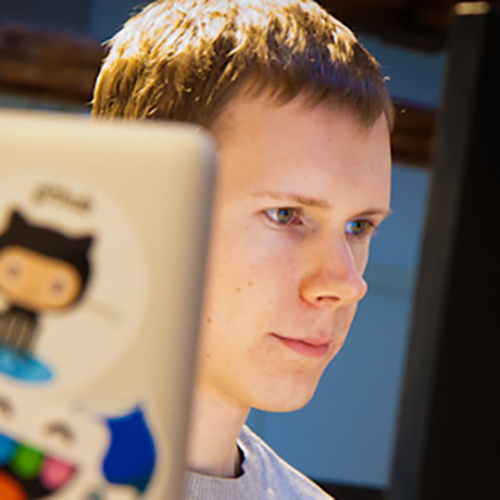 Computer square enlargened