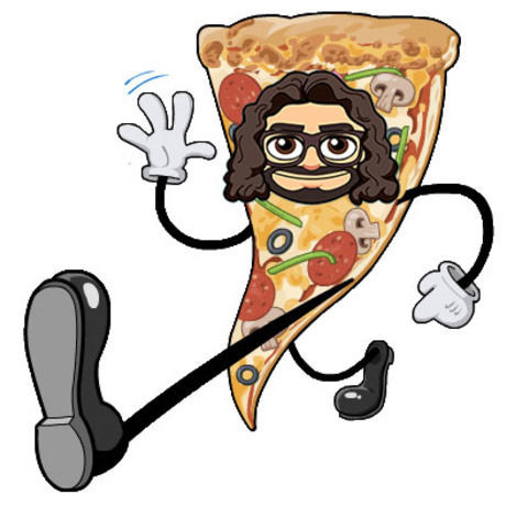 Matt as pizza