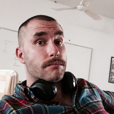 Cameron mustached portrait