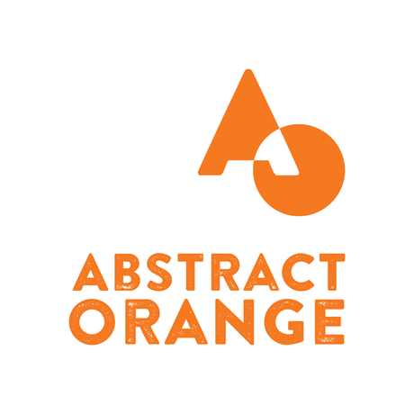 Abstractorange logo circle