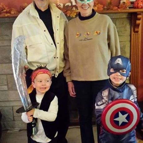 Halloween g and mary w boys