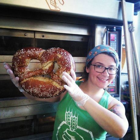 Big pretzel with val