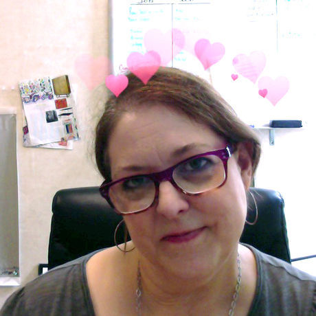 Susan with hearts