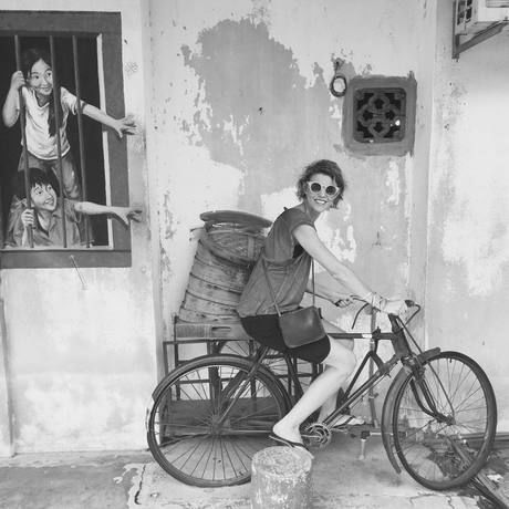 Penang trip me on a bike