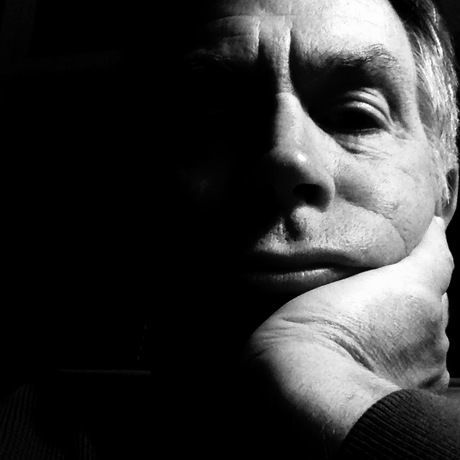 Brant pensive in b w