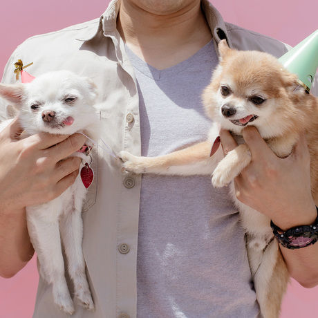 Snow and peanut photobooth