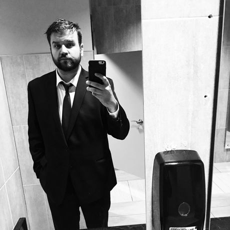 Suit selfie
