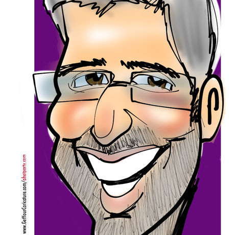 David caricature