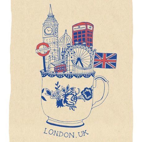 London tea cup