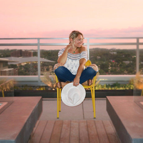 Airsunsetyellowchair