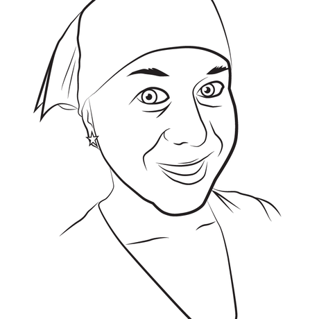 Dj ink drawing