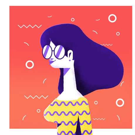 Lady retro