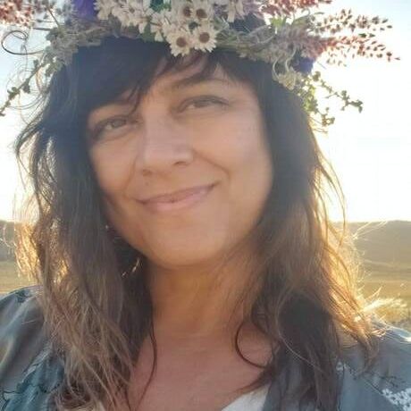 Carla coroa de flores