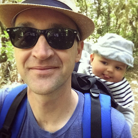 Grant and kobi bushwalk