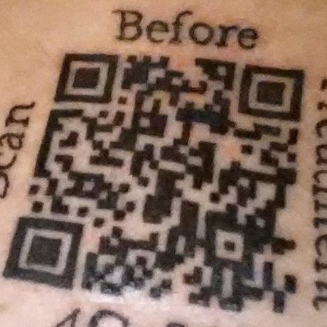 Qr tattoo