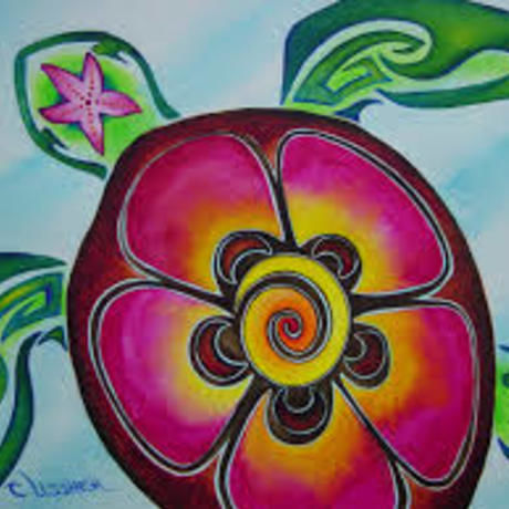 Sea turtle art