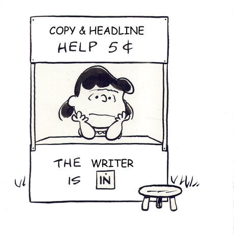 The writer is in