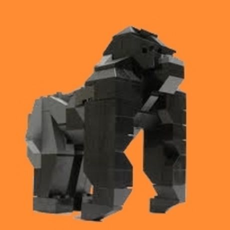 Gorilla lego orange