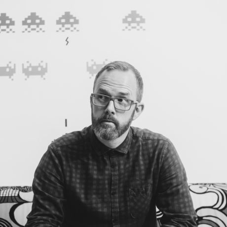 Rich daughton b w square