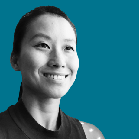 Headshot on blue smaller