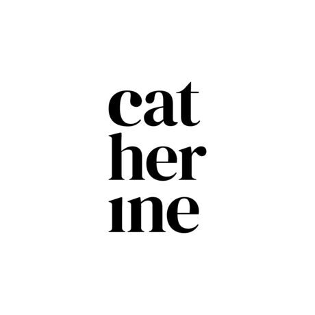 Catherine logo stk mono rgb
