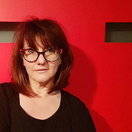 Susan hando red background 1