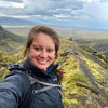 Small alyssa warner hangandifoss waterfall mulaglijufur canyon iceland square