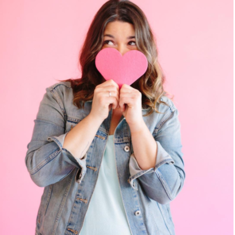 Jessica rose with heart