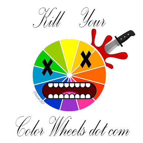 Killyourcolorwheels sticker square 2x2