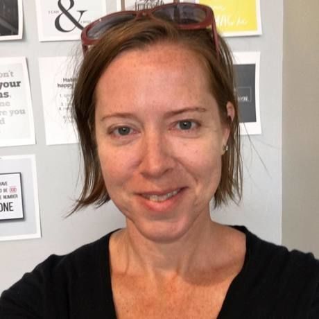 Michelle short hair in blue seater