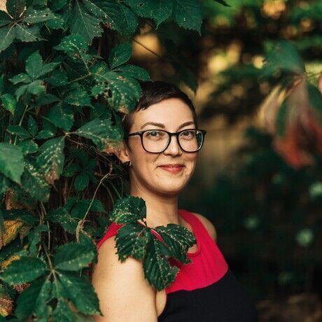 Glasses headshot