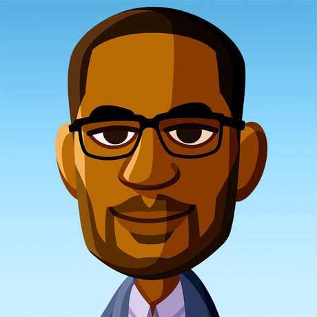 Rh avatar fond bleu