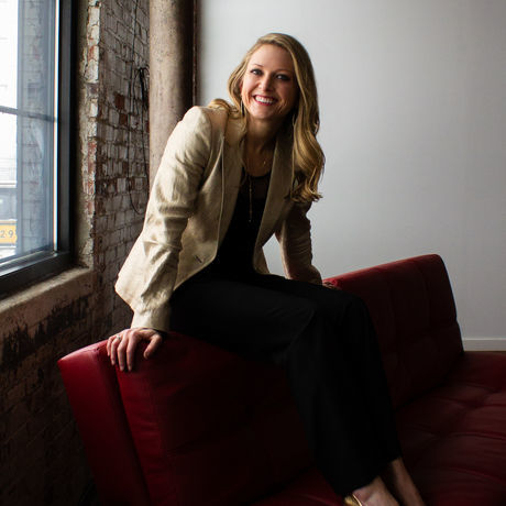 Ellen feb 2  2019 red couch