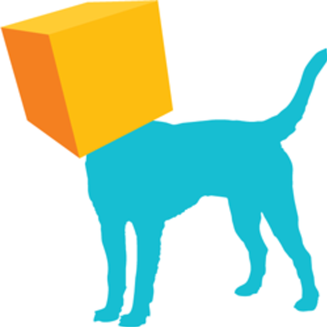 Pixel park logo dog