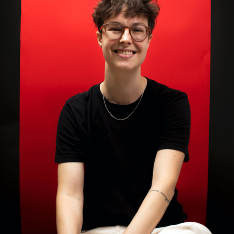 Mies profiel foto intercom