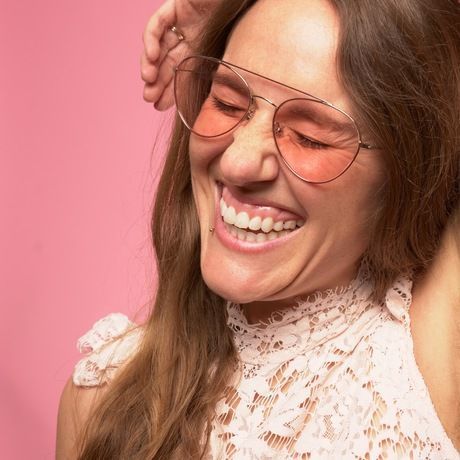 Amber in pink