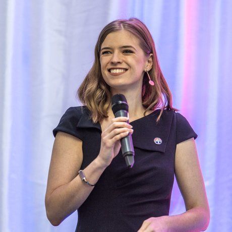 Speaking photo