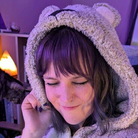 Bear onesie selfie square