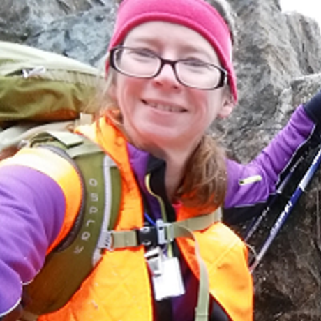 Donna at mizpah hut
