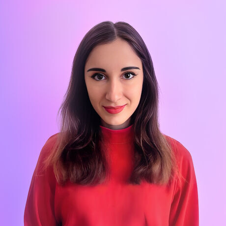 Portraits social media pure purple bg