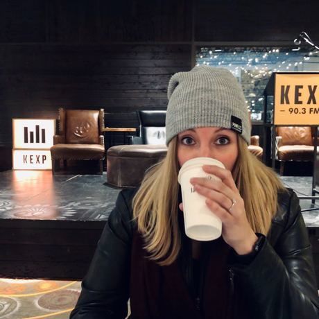 Melinda with coffee copy