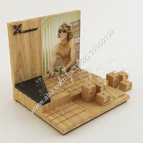 Mdf wood watch display 08