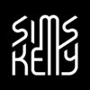 Small simskelly logo black