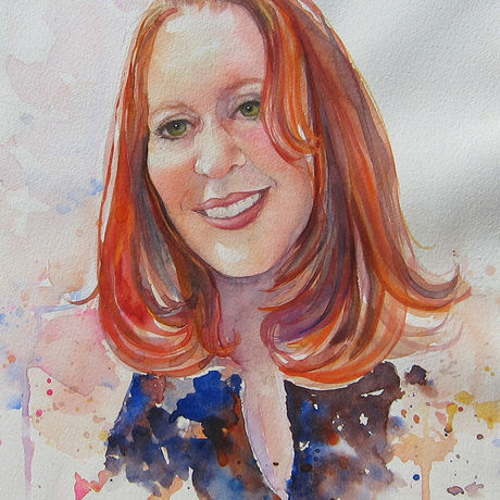 Mayer randy my new selfie  watercolor