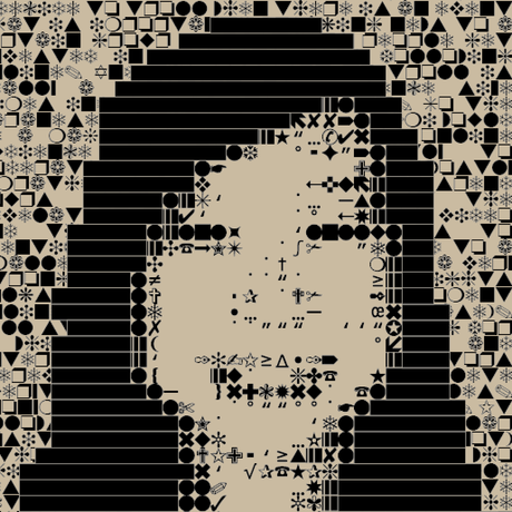 Self portrait censorbars wingdings3 sq