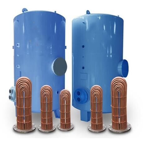 Hot water tanks with coil