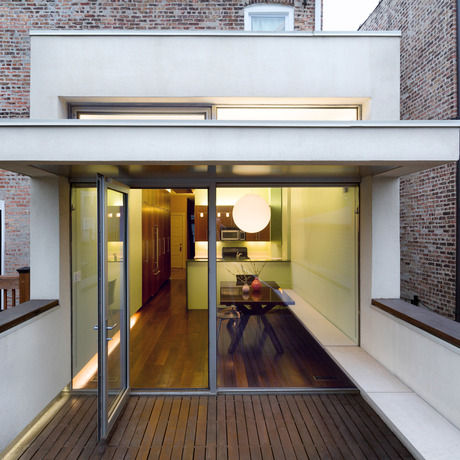 Modern millwork box rear deck new