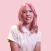Small logo face pink match