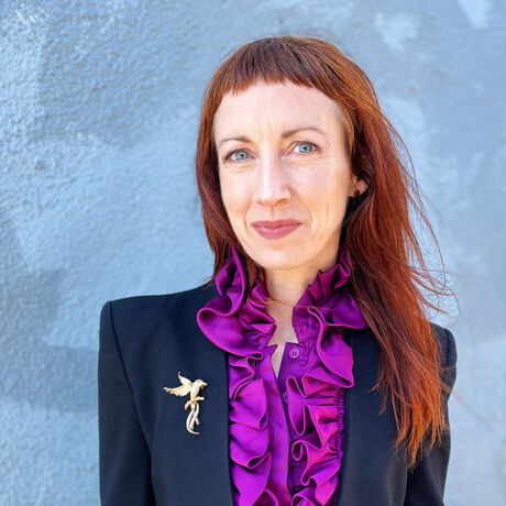 Rebecca williams purple cropped